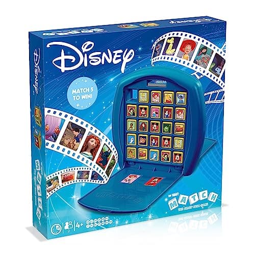 Image of WINNING MOVES Top Trumps Match Disney Classics Board Game, Play with your favourite characters including Nemo, Bambi, Snow White and Stitch, for ages 4 Plus