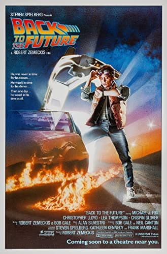 Image of 80s Classic Retro Vintage Movie Film Posters Poster Prints Wall Art Pictures (Back To The Future, A4 Poster)