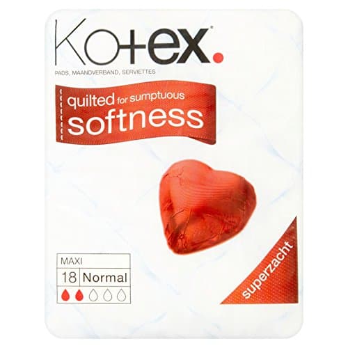 Image of 12 x Kotex Maxi Normal 18 Pads