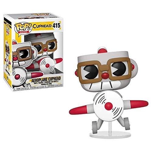 Image of Funko POP! Vinyl: Games Cuphead In Aeroplane, Multi - Collectable Vinyl Figure - Gift Idea - Official Merchandise - Toys for Kids & Adults - Video Games Fans - Model Figure for Collectors and Display