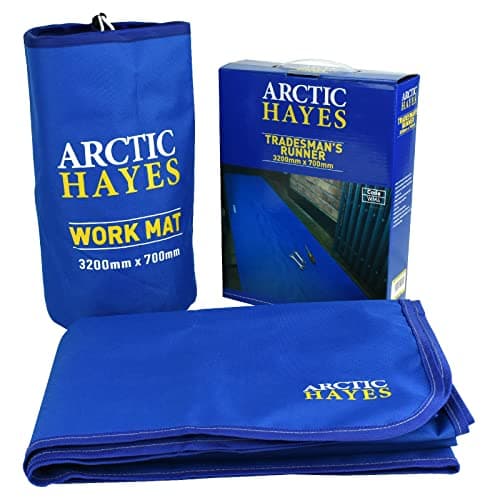 Image of Arctic Hayes ARCWM4 Plumbers' Work Mat, Anti-slip, Waterproof & Chemicals’ Resistant Floor Protector Mat (3200mm x 700mm), Suitable for Indoor & Outdoor Use