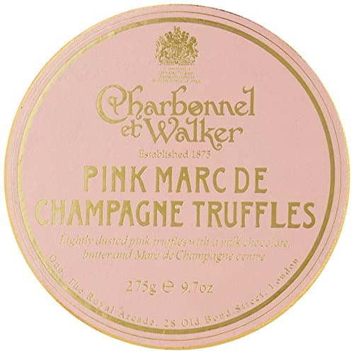 Image of Charbonnel et Walker Double Layer Pink Marc de Champagne Truffles 275 g