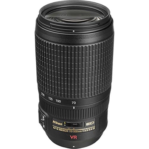 Image of Nikon 70-300 mm f/4, 5.6G Auto Focus Zoom Lens for Nikon DSLR Cameras, Refurbished Black