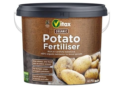 Image of Vitax Organic Potato and Vegetable Fertiliser 1kg - 4.5kg, Natural Plant-Based Feed for Root Crops & Vegetables – Promotes Strong Growth, Higher Yields & Soil Health (4.5kg)