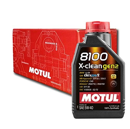 Image of Motul 8100 X-clean gen2 5W40 dexos2-6x 1 lt