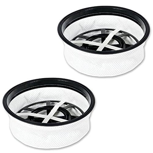 Image of SPARES2GO 12" Microfibre Cloth Round Filters for Numatic Henry Hetty James Vacuum Cleaners (Pack of 2)