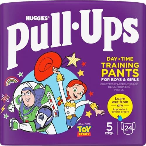 Image of Huggies Pull-Ups, Explorers Pull-Ups for 1.5-3 Years, Size 5-6 Nappies (48 Pants) - Flex and Protect - Nappy Pants for Comfort - Fun Designs