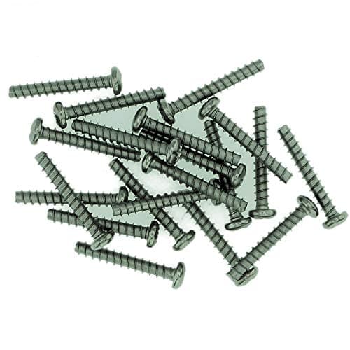 Image of D3.5 (3.5mm x 10mm) Pozi Pan Screws for Plastic (Trilobular) - Stainless Steel (A2) (Pack of 20)