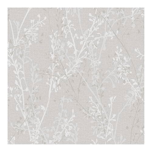 Image of Boutique Breeze Sprig Floral Pearl Wallpaper | Paste the Wall | Cream Floral | Eco-Friendly