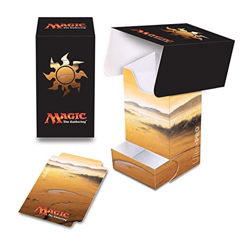 Image of Ultra Pro E-86531 Full-View Deck Box with Tray MTG: Mana 5 Plains, Unisex Adults