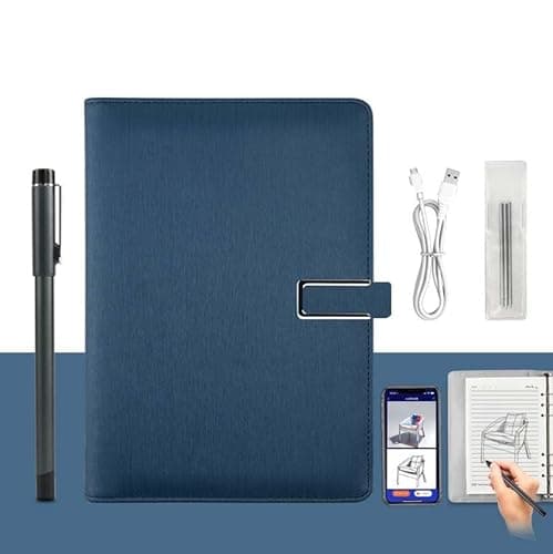 Image of XNote,Ai-Powered Smart Writing Set,E-Ink Paper Tablet for Writing Drawing, Smart Reusable Notebook with AI-Powered Features, Real-Time Sync to App for Office, Learning, Business Meetings(Dark Blue)