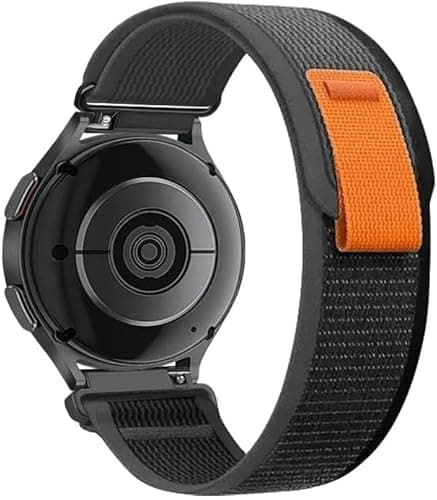 Image of BNBUKLTD 20mm Nylon Strap For Reflex Active Series 4 5 6 7 9 10 12 13 14 15 17 23 26 31 42 44 Women/Men,Stretchy Sport Solo Loop Bands (Black/Grey)
