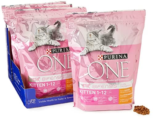 Image of Purina ONE Kitten Dry Cat Food Chicken & Wholegrain 800g (Case of 4)
