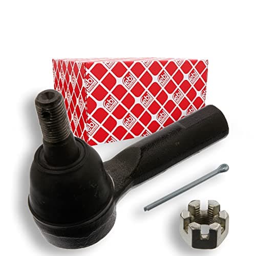 Image of febi bilstein 42682 Tie Rod End with castle nut and cotter pin, pack of one