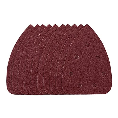 Image of Draper 08611 Detail Sanding Sheets with Hook and Loop, 140mm, 40 Grit, SSD6 (Pack of 10)