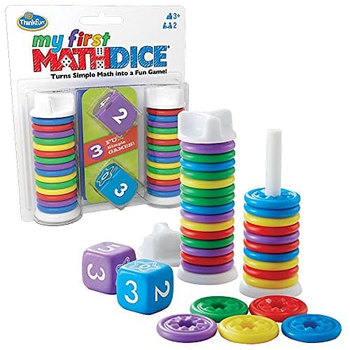 Image of ThinkFun My First Maths Dice Game for Kids Age 3 Years Up - Educational Learning Toy for Toddlers