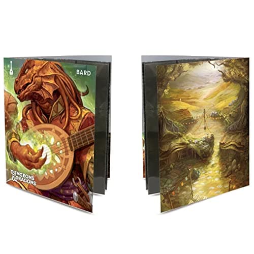 Image of Ultra Pro - Dungeons & Dragons - Class Folio With Stickers - Bard