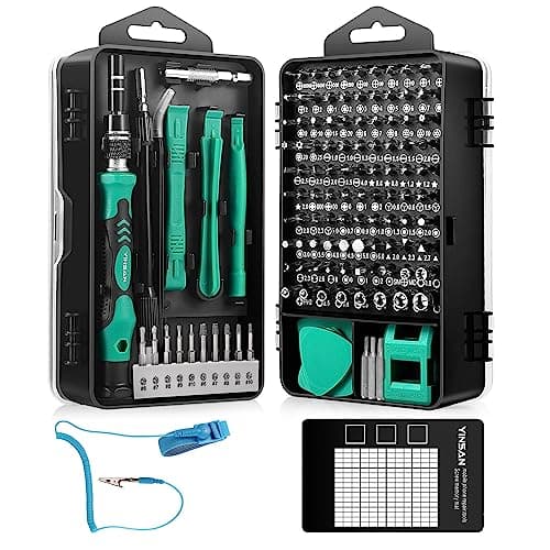 Image of YINSAN Precision Screwdriver Set, Magnetic Micro Electronics Repair Tool Kit for iPhone Laptop iPad PC Phone Computer Watch MacBook Tablet Xbox PlayStation Switch Gamepad Doorbell Drone Camera