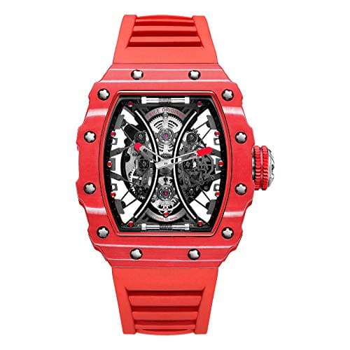 Image of FEICE Men's Automatic Wristwatch Sapphire Glass Skeleton Watch Waterproof Japanese Movement FM602