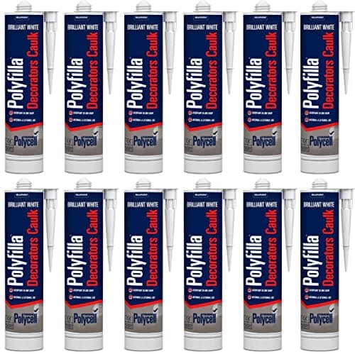 Image of 12 x Polycell Trade Decorators Caulk White Cartridge - 380ml