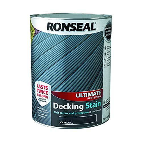 Image of Ronseal Ultimate Protection Decking Stain Charcoal 5L