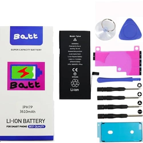 Image of Batt® High Capacity Battery Kit for iPhones Includes All Stickers & MAGNETIC Tools (iPhone 7 Plus)