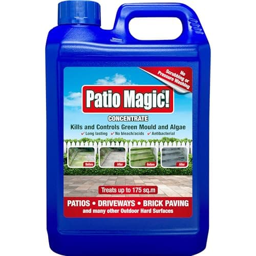Image of Patio Magic! 16491 Concentrate: Ideal for Patios, Paths and Driveways (Kills Algae and Lichens), 2.5 Litres