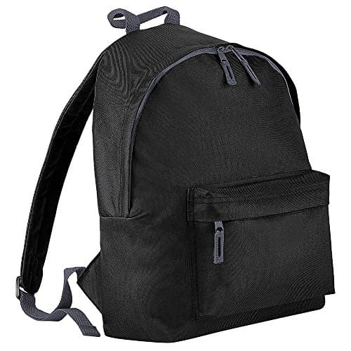 Image of BagBase Fashion Backpack/Rucksack (18 Litres) (One Size) (Black)