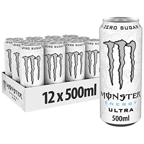 Image of 48 x Monster Energy Drink ULTRA WHITE Cans (48 x0,5L) Sugar Free