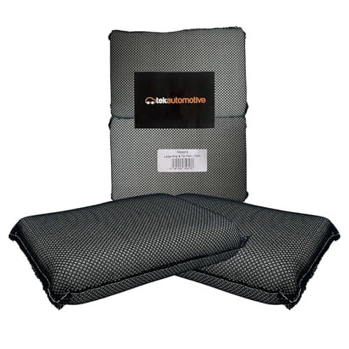 Image of Tek Automotive Twin Pack Bug & Tar Remover – Large Glass Sponge Pads – Professional Abrasive Fabric – Removes Insects, Tar, Tree Sap & Grime – Fast, Safe & Effective Windscreen Cleaning Solution