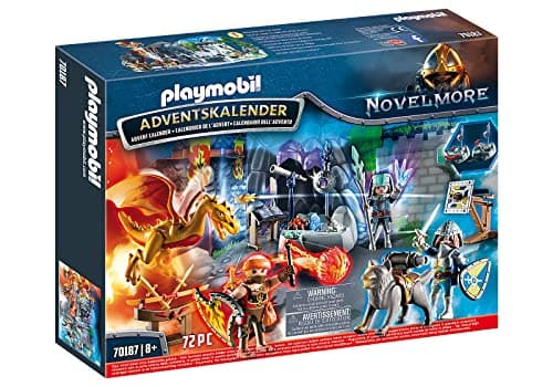 Image of Playmobil 70187 Knights of Novelmore Advent Calendar, Fun Imaginative Role-Play, PlaySets Suitable for Children Ages 4+