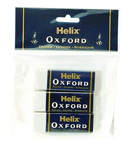 Image of Helix Oxford Large Sleeved Eraser (Pack of 3)