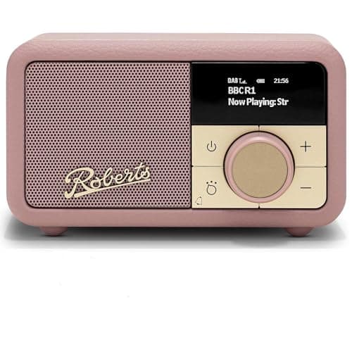 Image of Roberts Revival PETITE2 FM/DAB/DAB+ Digital Radio with Bluetooth, Dusty Pink