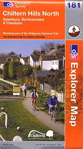 Image of Chiltern Hills North: Sheet 181 (OS Explorer Map)