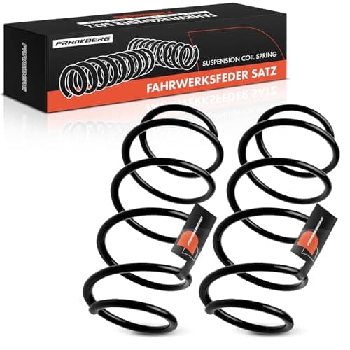 Image of Frankberg 2x Coil Spring Front Axle Compatible with A-Class W169 A160-A200 2.0L 2004-2012 B-Class W245 B150-B200 1.5L-2.0L 2005-2011 Replace# A1693212604