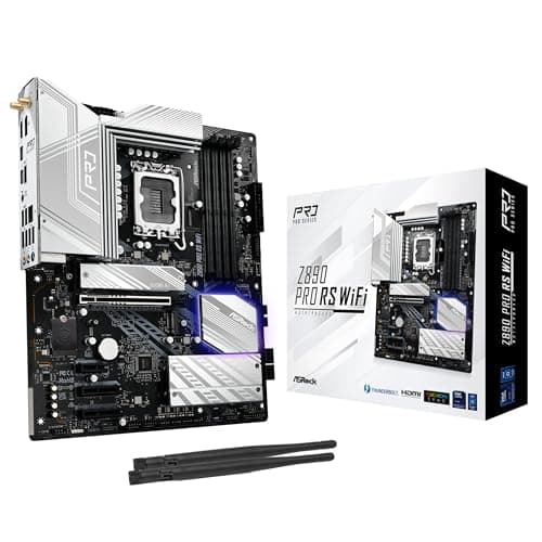Image of ASRock Z890 Pro RS WiFi 6E Intel Core Ultra LGA1851 RL-ILM ATX Motherboard DDR5 8666 MHz 256 GB Thunderbolt M.2
