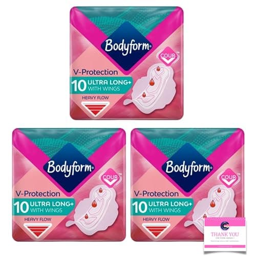 Image of Bodyform Ultra Fit Super Winged Sanitary Towels 10 Pads - Pack of 3