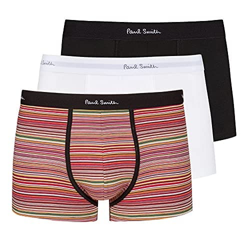 Image of Paul Smith 3 Pack Boxer Shorts (Colour : Black and White - Size : Large)