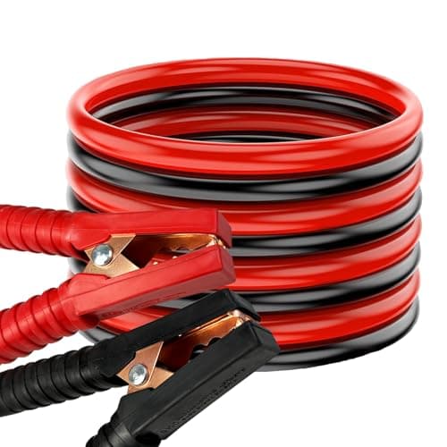 Image of TAOBWN 3m 3000AMP Jumper Cables for Car Battery, Heavy Duty Jump Leads Insulated Booster Cables for Jump Starting Dead or Weak Batteries