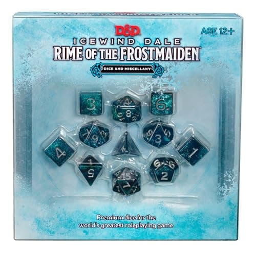 Image of Dungeons & Dragons Icewind Dale: Rime of the Frostmaiden Dice and Miscellany (D&D Accessory)