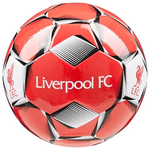 Image of Liverpool F.C. Football Soccer Ball for Adults Teenagers Kids Training Football Size 3, 4 or 5 Liverpool Merchandise (Red, Size 5)