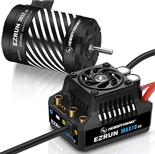 Image of Hobbywing Combo Max10 G2 80a ESC 3652sd 5400kv Blk G3 Motor