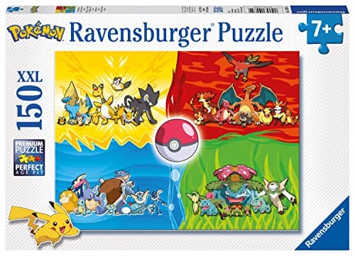 Image of Ravensburger Pokemon 150 Piece Jigsaw Puzzle with Extra Large Pieces for Kids Age 7 Years and Up