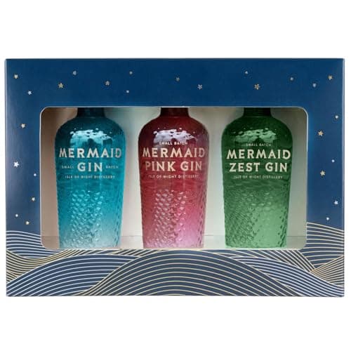 Image of Mermaid Miniature Gift Set - Mermaid Gin, Mermaid Pink Gin & Mermaid Zest Gin (3 x 5cl)