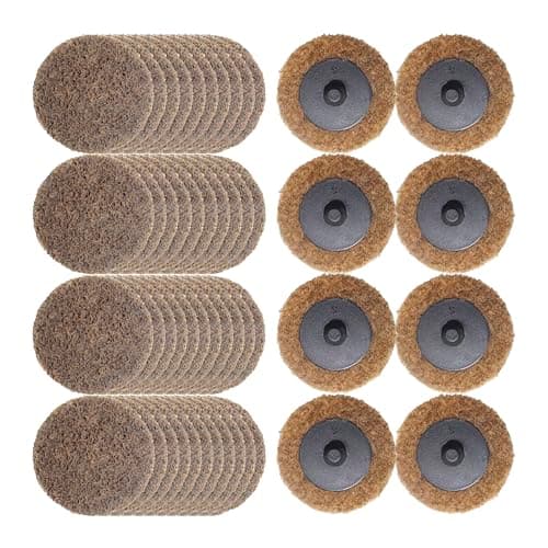 Image of Merryland Surface Conditioning Disc 50mm for Die Grinder, 50 mm Coarse Quick Change Disc 50 Pack, Sanding Disc Nylon Non-Woven Disc Paint Rust Metal Steel Iron Universal, DGTAA50C1