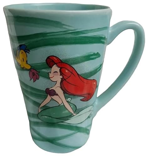 Image of Disney Tall Artist Little Mermaid Ariel Aqua Latte Mug