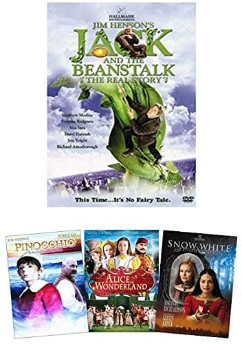 Image of Jim Henson’s Jack and the Beanstalk: The Real Story (Hallmark Entertainment) [DVD] – Starring Matthew Modine, Vanessa Redgrave, Daryl Hannah, Jon Voight, Richard Attenborough + 3 Fairytale Movies
