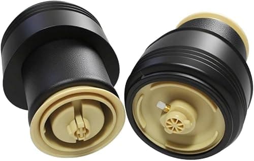 Image of 2pcs Rear Air Suspension Springs Bag Compatible with BMW X5 E70 2007-2013 & X6 E71/E72 2008-2014 - OE Replacement for BMW X5 X6 Rear Suspension 37126790078 37126790080