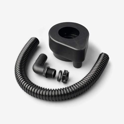 Image of Harcostar Black Universal Rain Trap - Rain Diverter for water butt