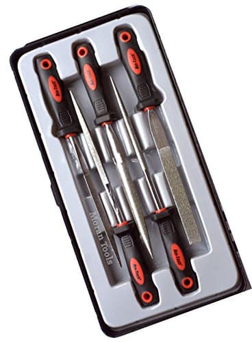 Image of Amtech E1330 5 Piece 100mm (4") diamond file set